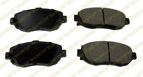 Monroe gx619 brake pad or shoe, front-monroe prosolution ceramic brake pad