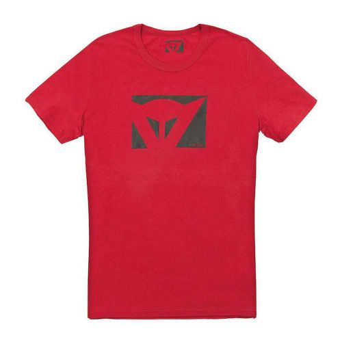 Dainese color new adult tee/t-shirt, red, xs