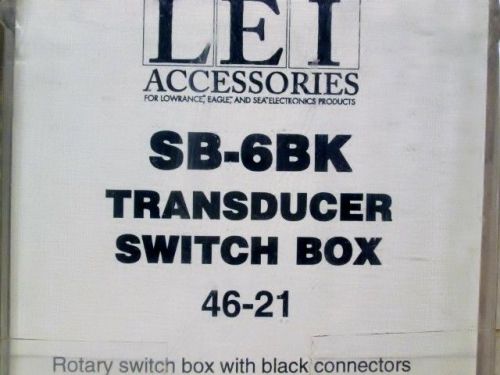 Lei accessories sb-6bk transducer switch box 46-21