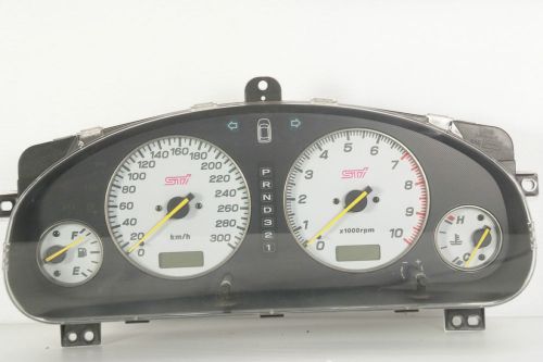 Jdm subaru oem legacy b4 be5 bh5 a-c sti 300km gauge cluster rare a/t