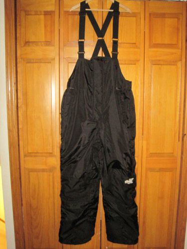 Castle x air guard insulated snomobile bibs men&#039;s xl black lined snow thermolite