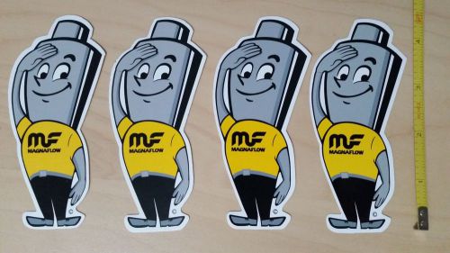 4x magnaflow muffler man sticker decal