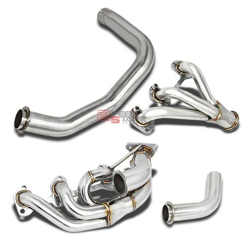 For 86-87 buick regal/gnx t v6 3.8 cnc stainless steel header exhaust manifold