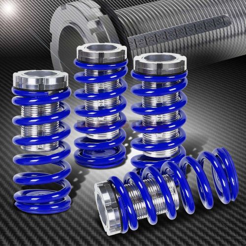 Front+rear suspension scale coilover 0-3&#034; coil spring blue for 02-08 gk f/l f/l2