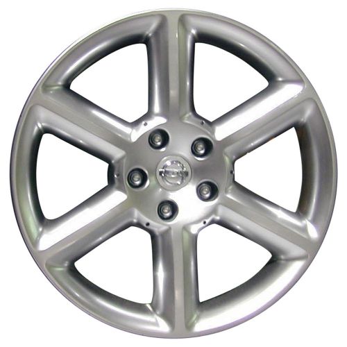 Oem reman 18x8 alloy wheel front bright sparkle silver full face painted-62416