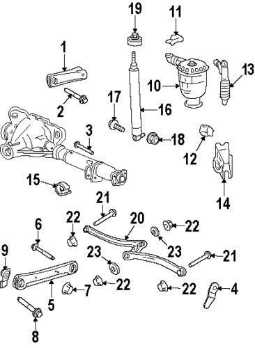 New oem ford\lincoln\mercury 6w1z5560aa genuine air spring