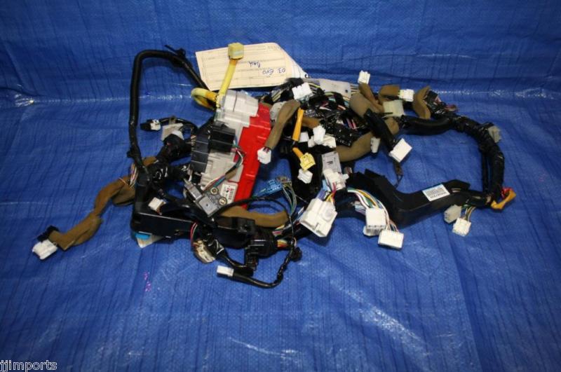 2003 03 lancer evolution 8 gsr dash main wire harness evo8 ct9a 