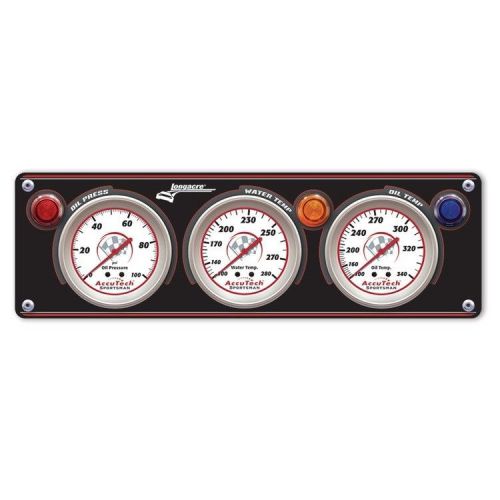 Longacre sportsmangauges with black aluminum panel,oil psi,water temp,oil temp