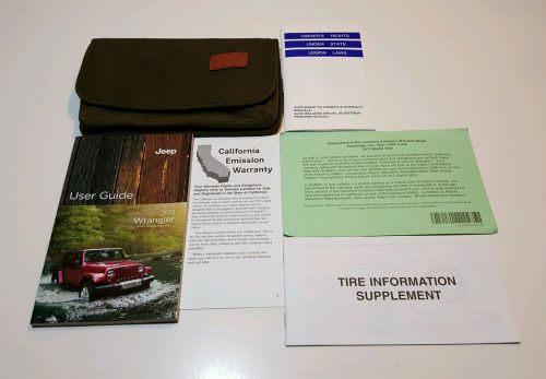 2013 jeep wrangler owners manual user guide rubicon sahara unlimited 4x4 2wd ltd