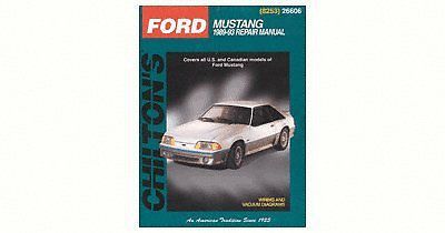 Chilton 26606 tcc 89-93 mustang