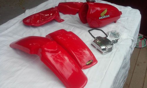 1977  tru  1978  honda xr75  tank ,fenders ,side covers, valve cover