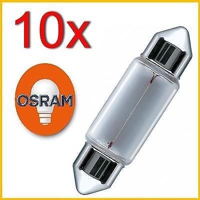 10x genuine osram festoon light bulb 6423 c5w 525.204 sv 8,5-8 24v 5w