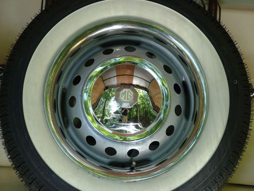 Mg td tf  za zb magnette wheel trim rings, set of 5