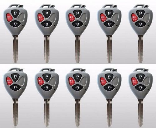 10 lot 2005-2010 scion tc keyless remote shell