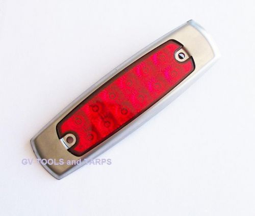 Red led 1 1/2&#034; x 6&#034; marker / clearance light ** free shipping **