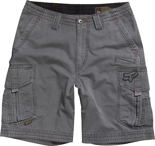 Fox racing slambozo youth boys cargo shorts charcoal/gray