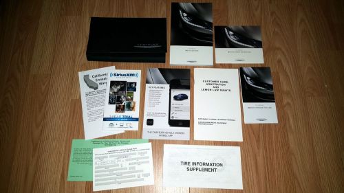 2015 chrysler 200 sedan owners manual 03860