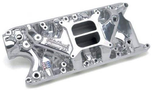 Edelbrock sbf 5.0l performer polished aluminum intake 21211