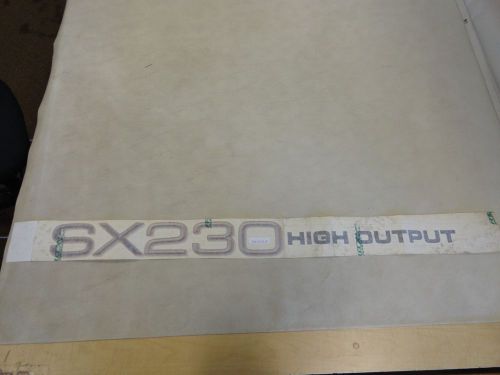 Sx 230 high output decal f2a-u4125-20 gold black silver &amp; grey 35&#034; x 3 1/2&#034;