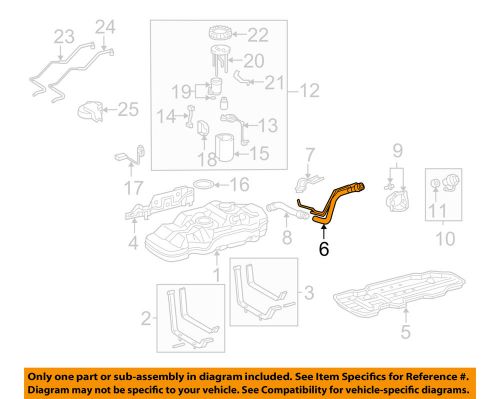 Toyota oem 14-16 tacoma fuel system-filler pipe 7720104161