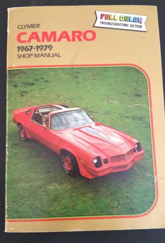 Clymer camaro 1967-1979 shop manual