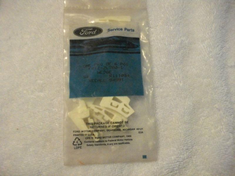 Ford nos parking brake wedge package of 6  f4tz-2l780-d