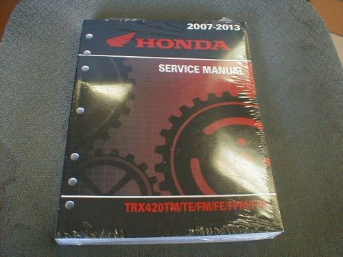 Honda trx420 rancher 2007-2013 new oem service manual 61hp406