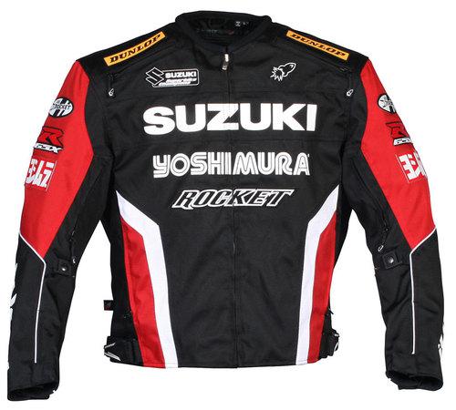 New joe rocket suzuki supersport jacket, black/red, xl