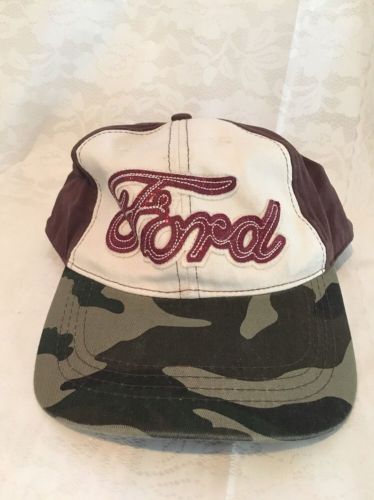 Womens ford hat ladies cotton camo  cap