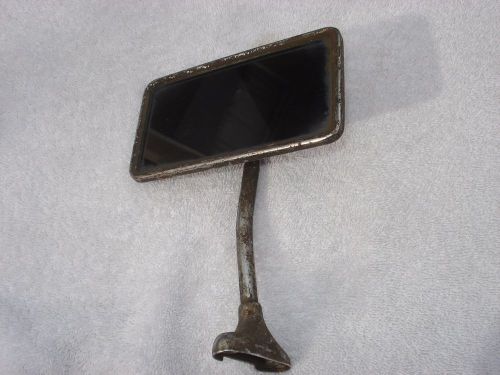 Pair of 1920s vintage rectangular head rear view mirrors car, truck, rat rod