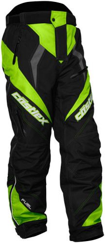 Castle mens hi-vis/black fuel g5 snowmobile pants snow snowcross