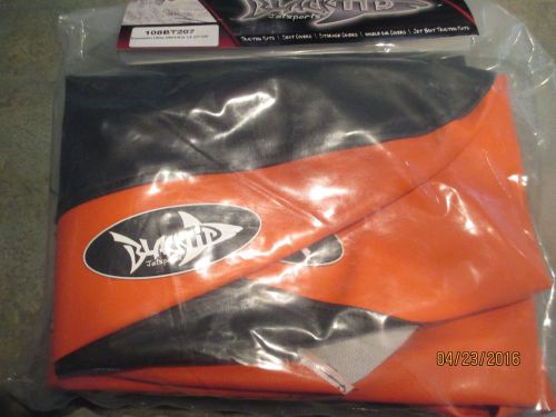 Orange kawasaki custom seat cover ultra 2007-2012