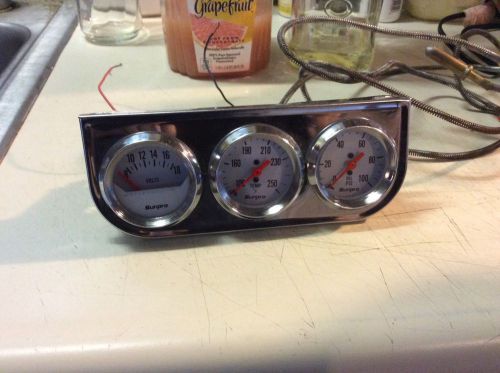 Vintage sunpro triple guage