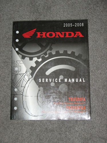 Trx500fa trx500fga foreman service manual 2005 2008 61hn253