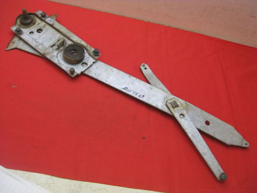 1967-1968 chevy impala 2 door hardtop left window regulator  0112