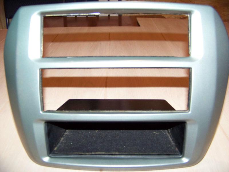 1999-2003 mitsubishi galant center radio dash trim bezel gray