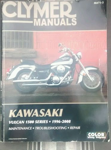 Clymer manual m471-3 kawasaki vulcan 1500 series 1996-2008 maintenance/repair