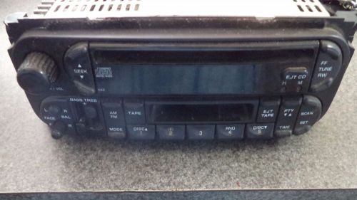 Chrysler dodge jeep plymouth oem am/fm cd cassette radio