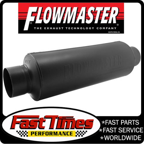 Flowmaster 13516100 pro series muffler 3.5&#034; inlet/outlet round 409s stainless