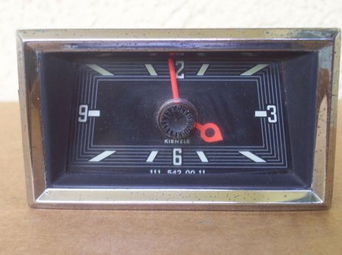 Mercedes w111 w112 vintage vdo rectangula clock 220se 250se 280se