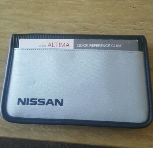 2009 nissan altima manuals book oem