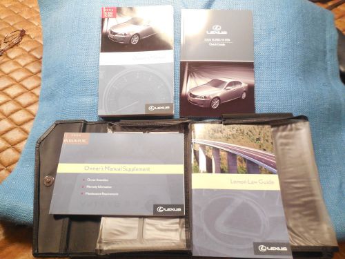 2006 lexus is 350 / 250 owner&#039;s manual