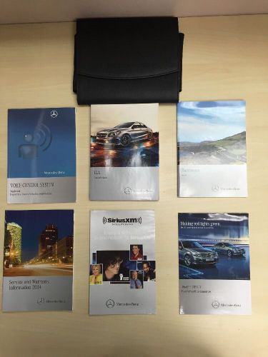 Mercedes cla 2014 owners manual books and case oem