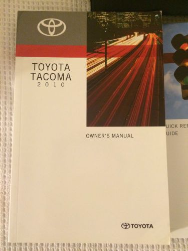 2010 toyota tacoma owners manual complete set all models sr5 trd