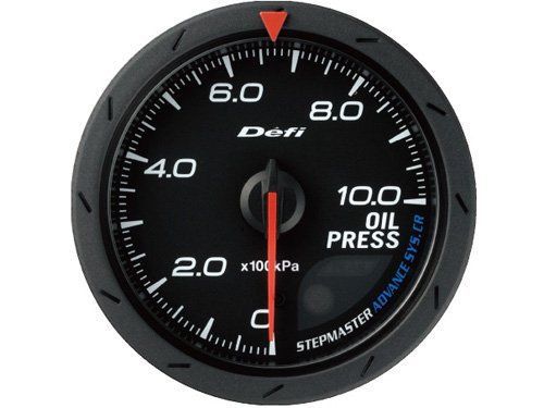 Defi df08902 advance cr gauge black face 60mm oil pressure