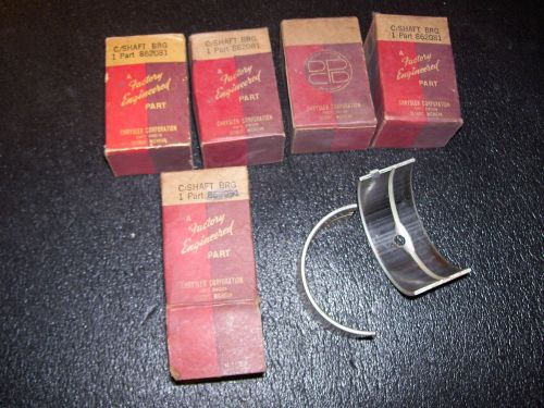 Nos 1934-41 plymouth 33 dodge crankshaft  bearing - lot of 5 - 862081 - pl404