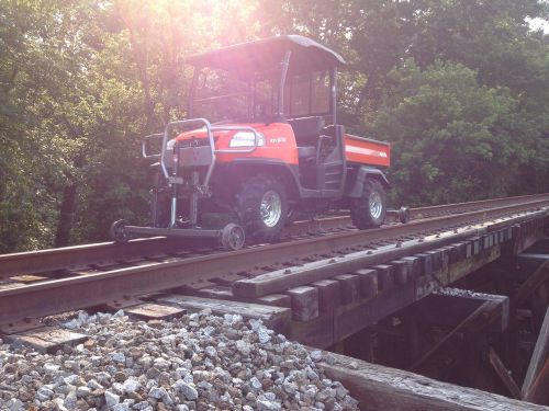 Kubota rtv 900   hi rail locomotive /train /speeder kit