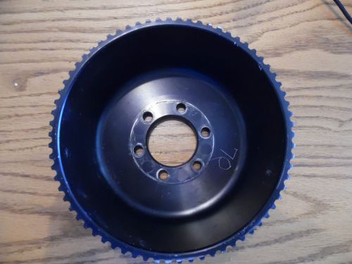 Rcd 8mm gt blower pulley  3-1/2&#034; wide 70 tooth 6-71 to 14-71 center drag boat