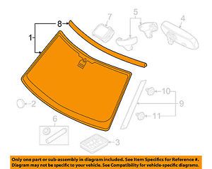 Land rover oem 10-11 lr4-windshield glass lr041463