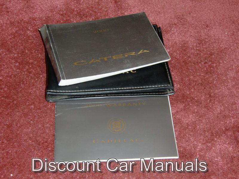 ★★ 2000 cadillac catera owners manual portfolio 00!! ★★